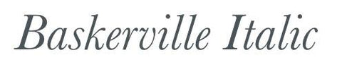 Baskerville Italic